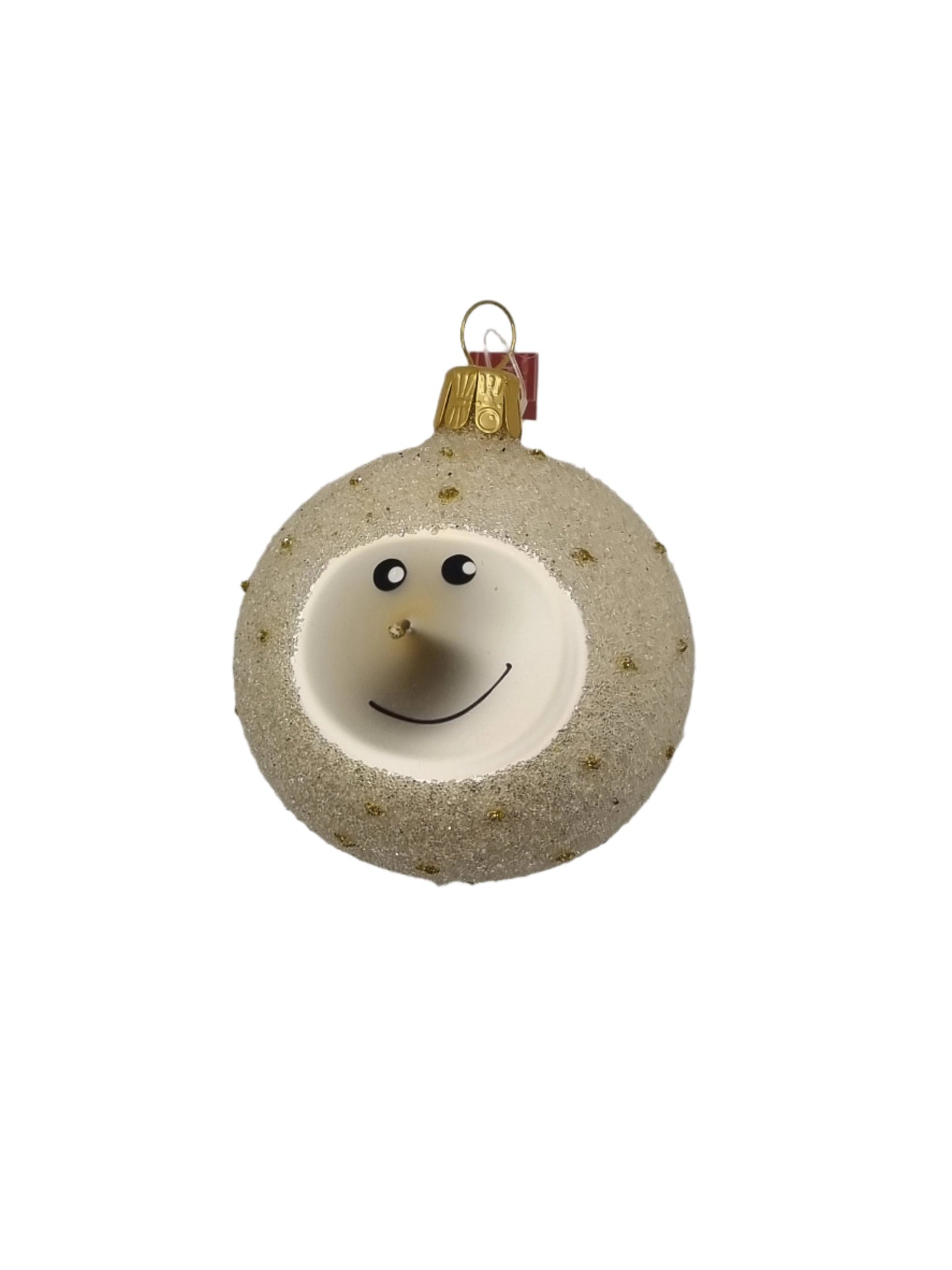 European Glass Christmas ornament of a Hedgehog Bauble (D)