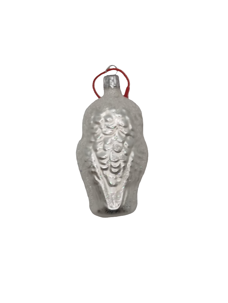 European Glass Christmas ornament of a Owl (F)