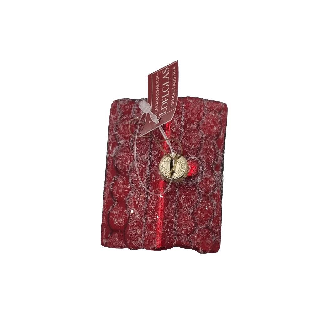 European Glass Christmas ornament of a Dogs | Kennel Dog House (S)