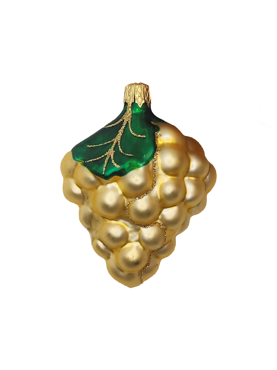 European Glass Christmas ornament of a Grapes (E)