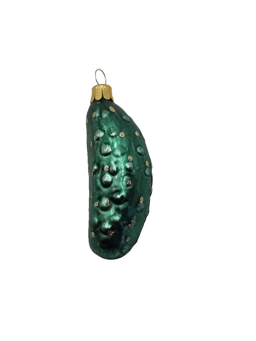 European Glass Christmas ornament of a Pickles | Large Assorted (E)