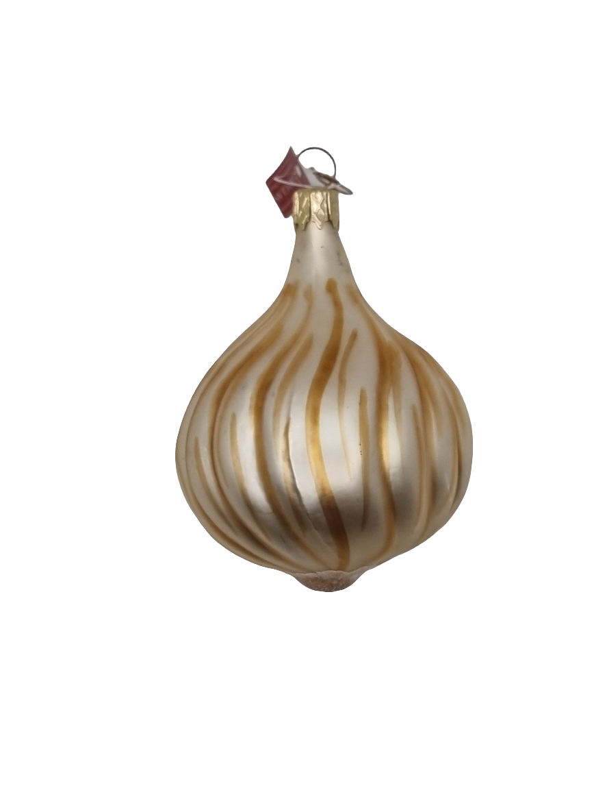 European Glass Christmas ornament of a Garlic large (F)