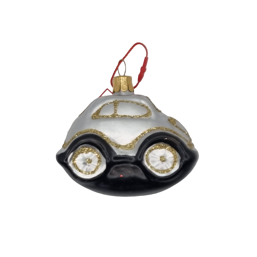 European Glass Christmas ornament of a Cars | Rounded (D)
