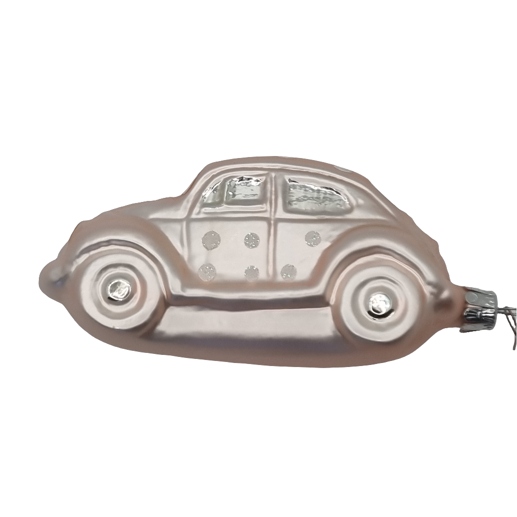 European Glass Christmas ornament of a Car | Rounded Spotty (G)