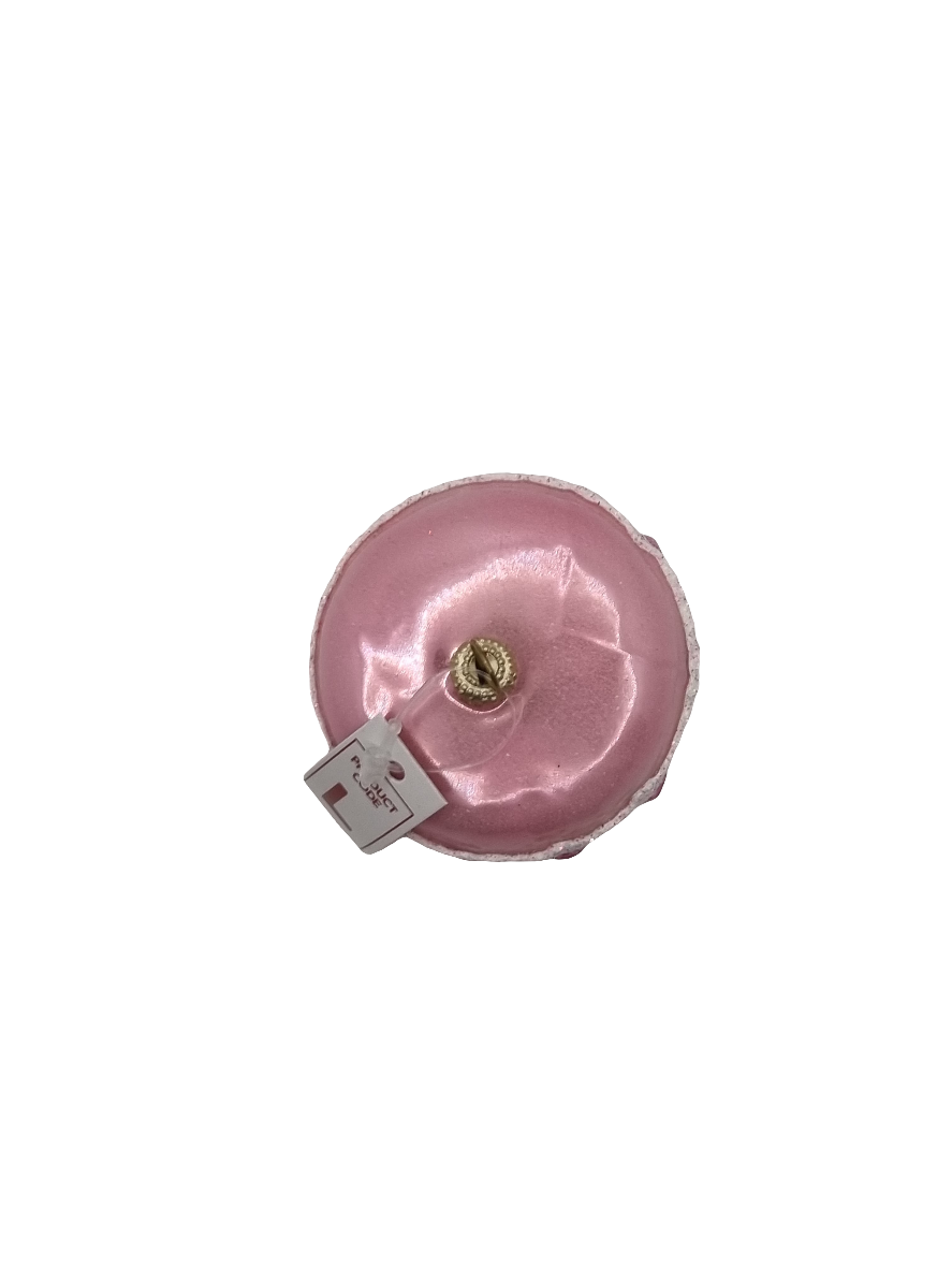 European Glass Christmas ornament of a Macaron (L)