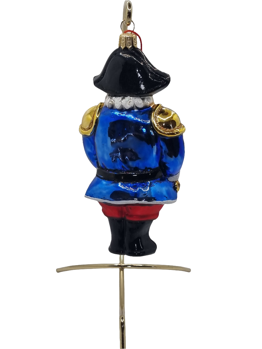 European Glass Christmas ornament of a Pirate (V)