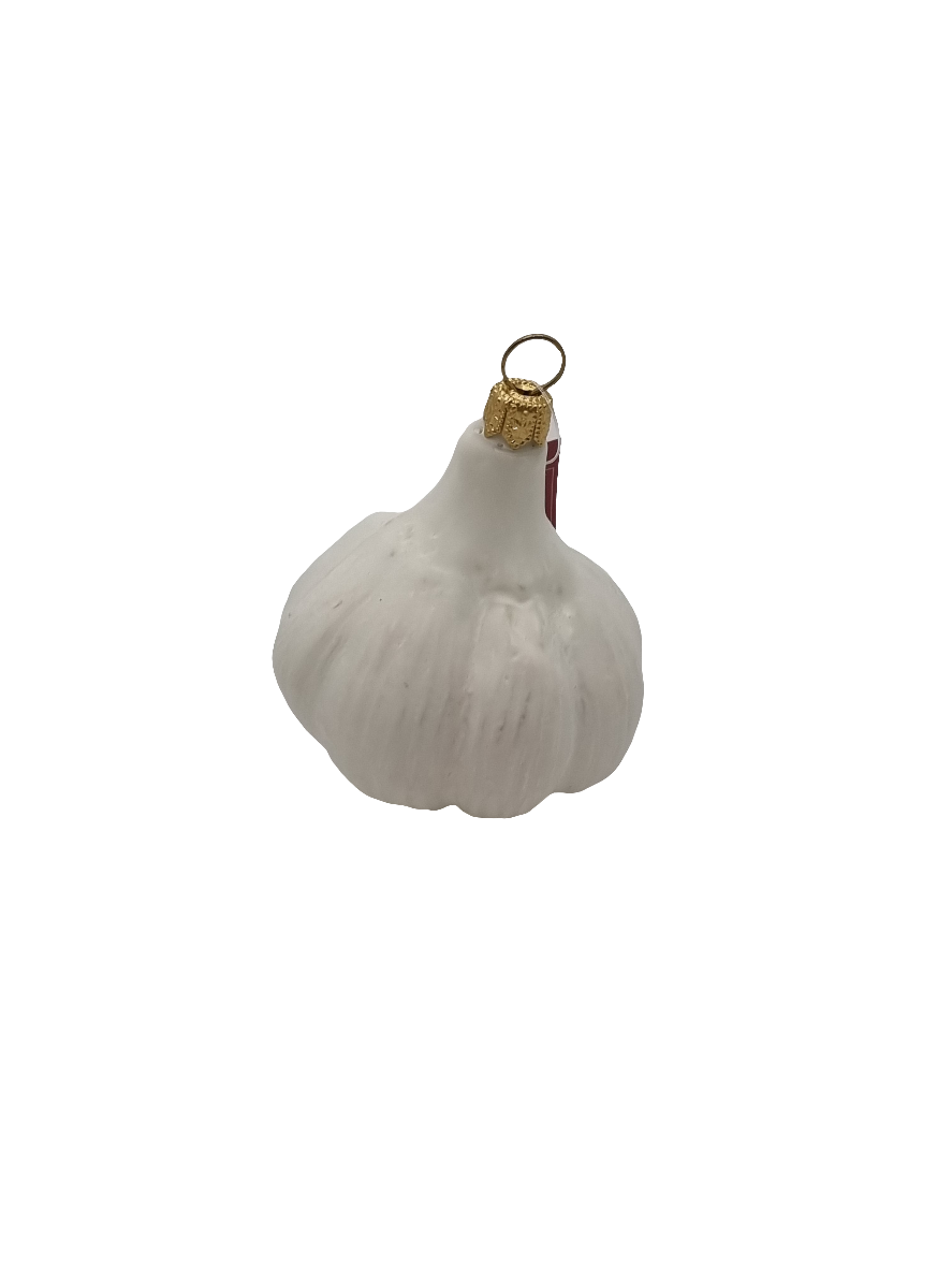 European Glass Christmas ornament of a Garlic half (F)