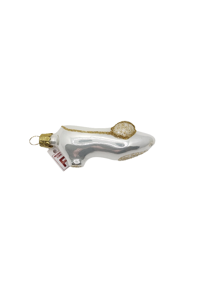European Glass Christmas ornament of a Shoe with heel (F)