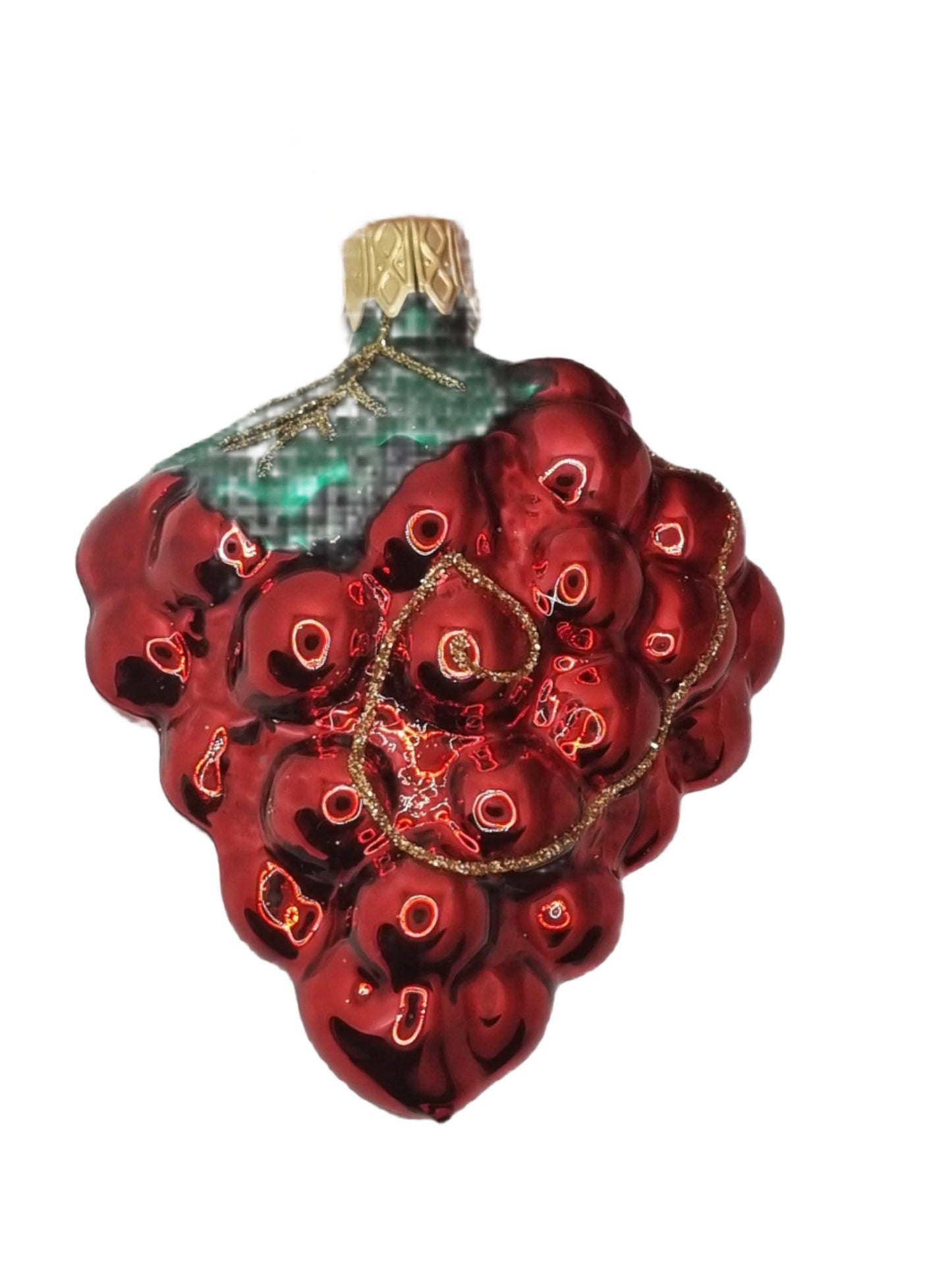 European Glass Christmas ornament of a Grapes (E)