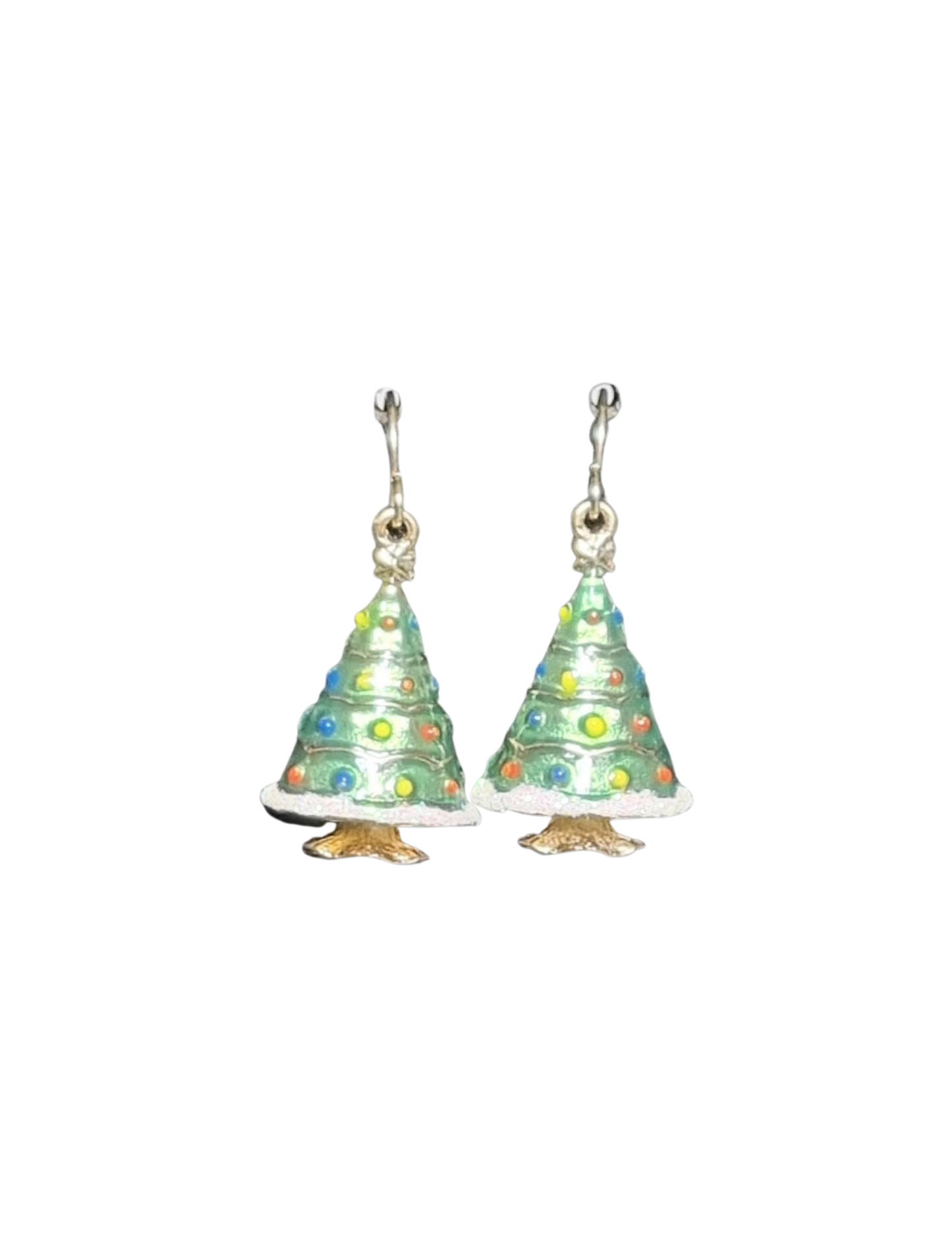 Trees With Colourful Baubles | Earrings