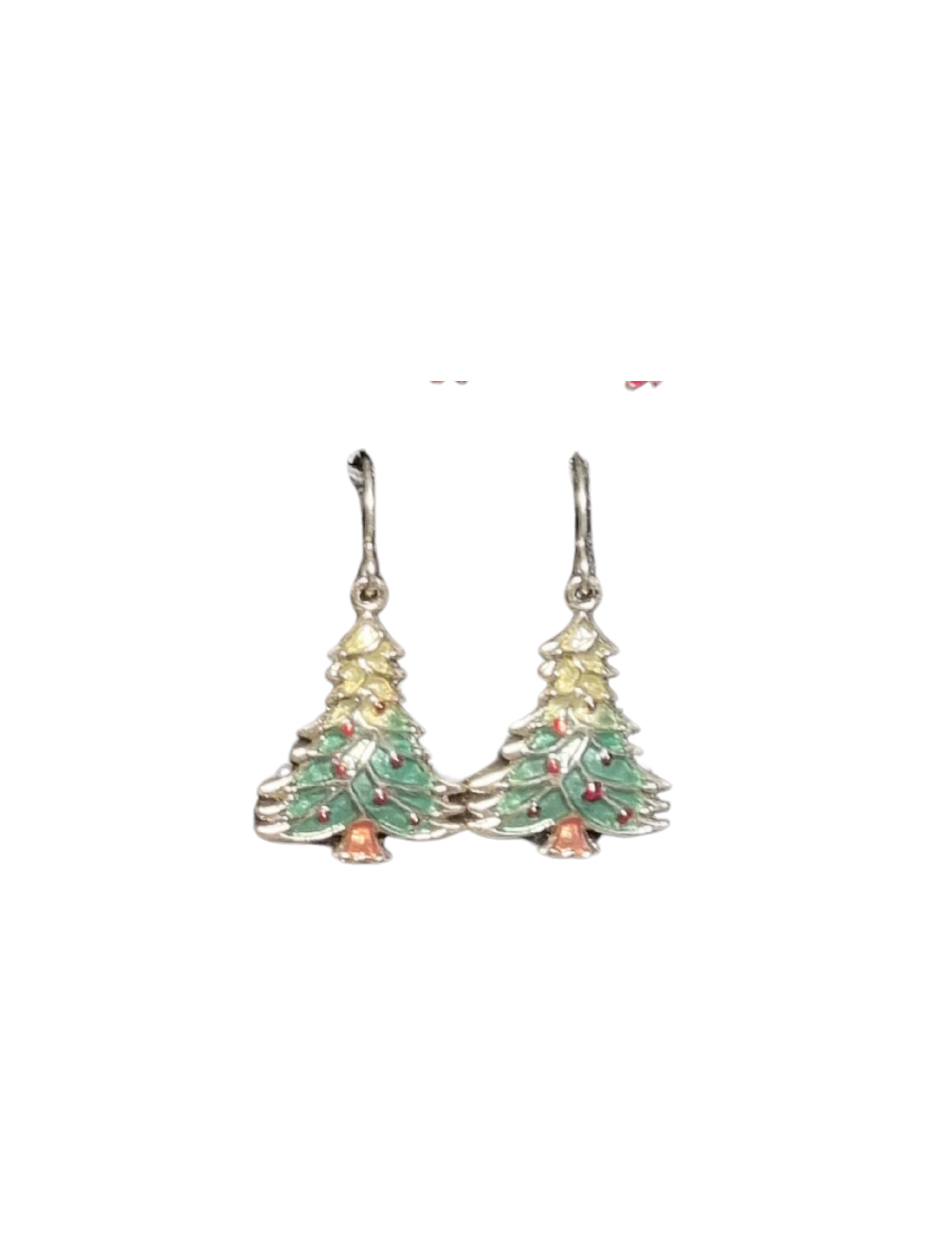 Green Tree with Spikey Branches | Earrings