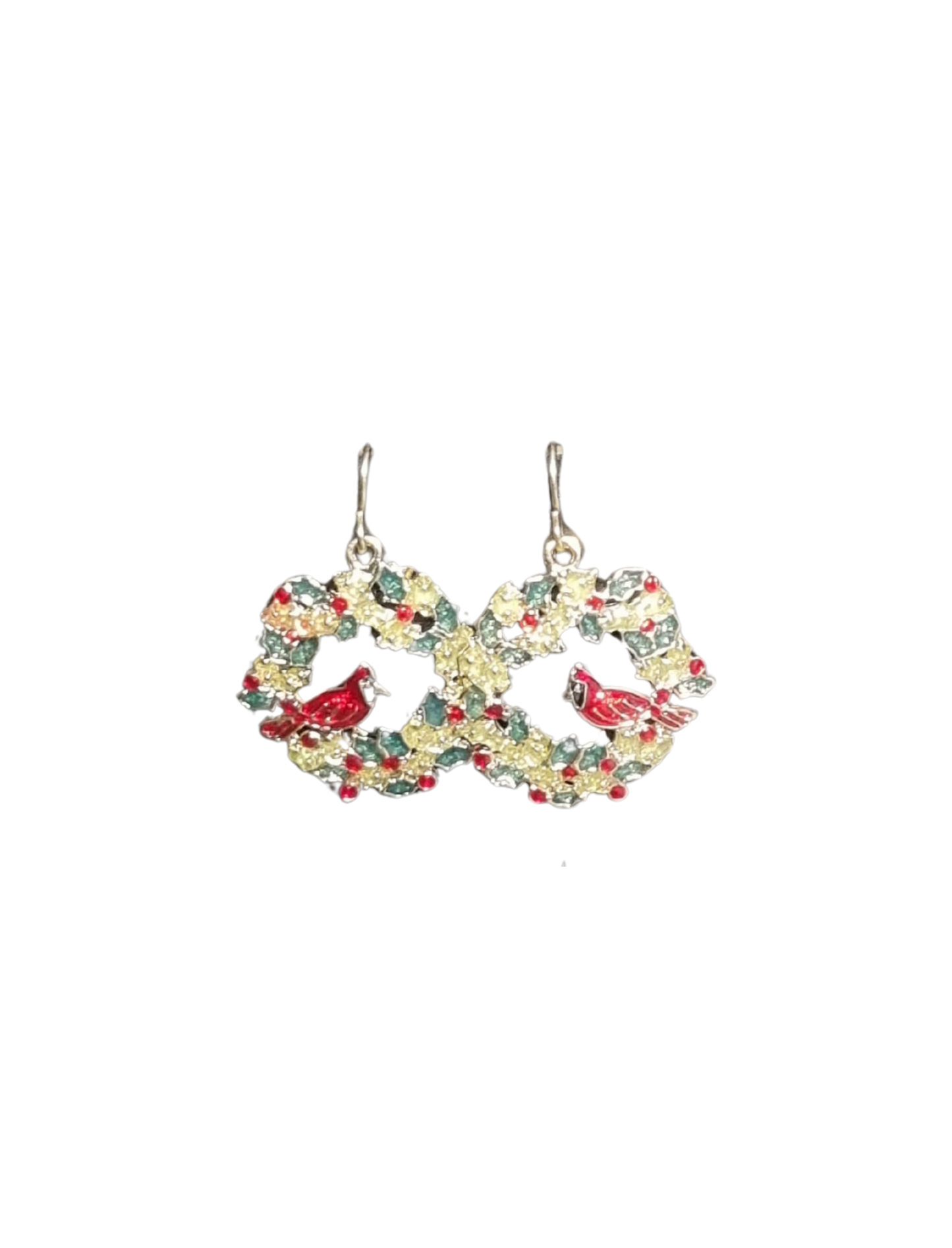 Bird in Wreath | Earrings