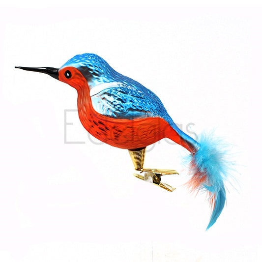 European Glass Christmas ornament of a Birds on Clip (I) | Assorted