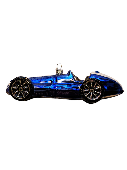 European Glass Christmas ornament of a Cars | F1 Race Car (X)