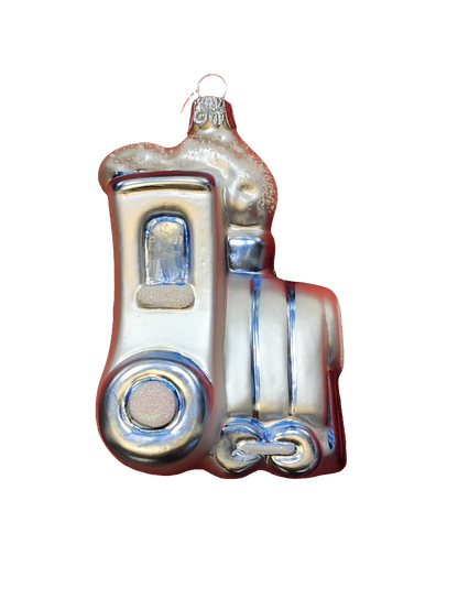 European Glass Christmas ornament of a Train (J)