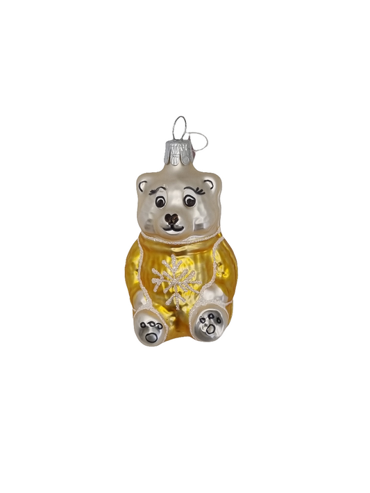 Bär | Teddybär im Schneeflockenpullover (D)