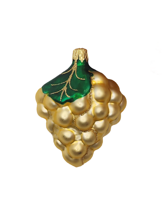 European Glass Christmas ornament of a Grapes (E)