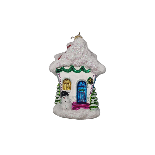Haus Großer Schneemann Weihnachtsmann (U)