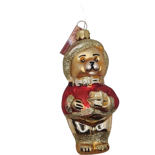 Bär | Teddybär mit Pullover, Mütze, Geschenk (O)