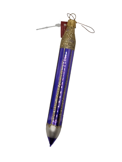 European Glass Christmas ornament of a Pencils (C)
