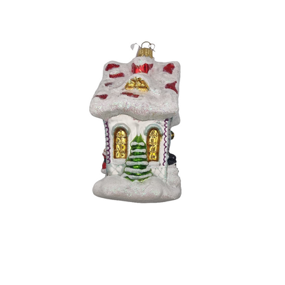 Haus Großer Schneemann Weihnachtsmann (U)