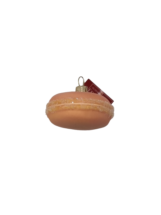 European Glass Christmas ornament of a Macaron (L)