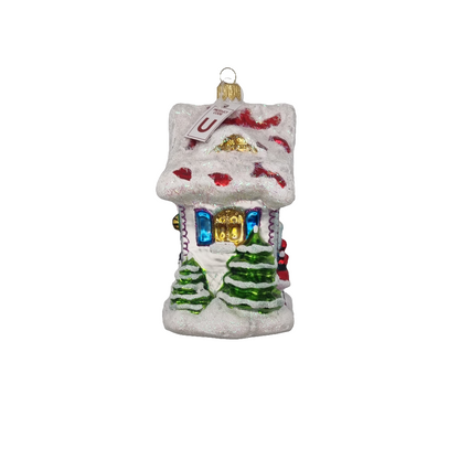 Haus Großer Schneemann Weihnachtsmann (U)
