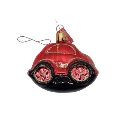 European Glass Christmas ornament of a Cars | Rounded (D)