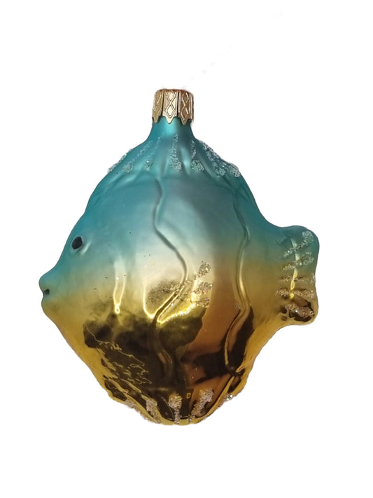 Fisch | Blau-Gold-Farbverlauf (F)
