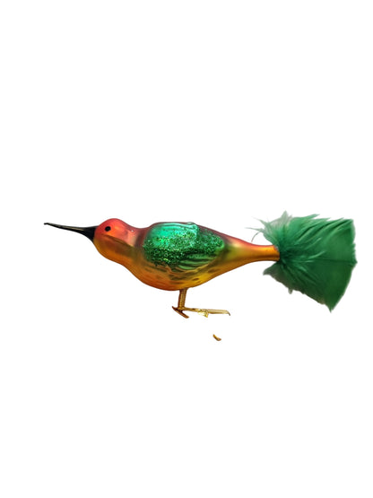 Birds on Clip (I) | Large Feather Tail