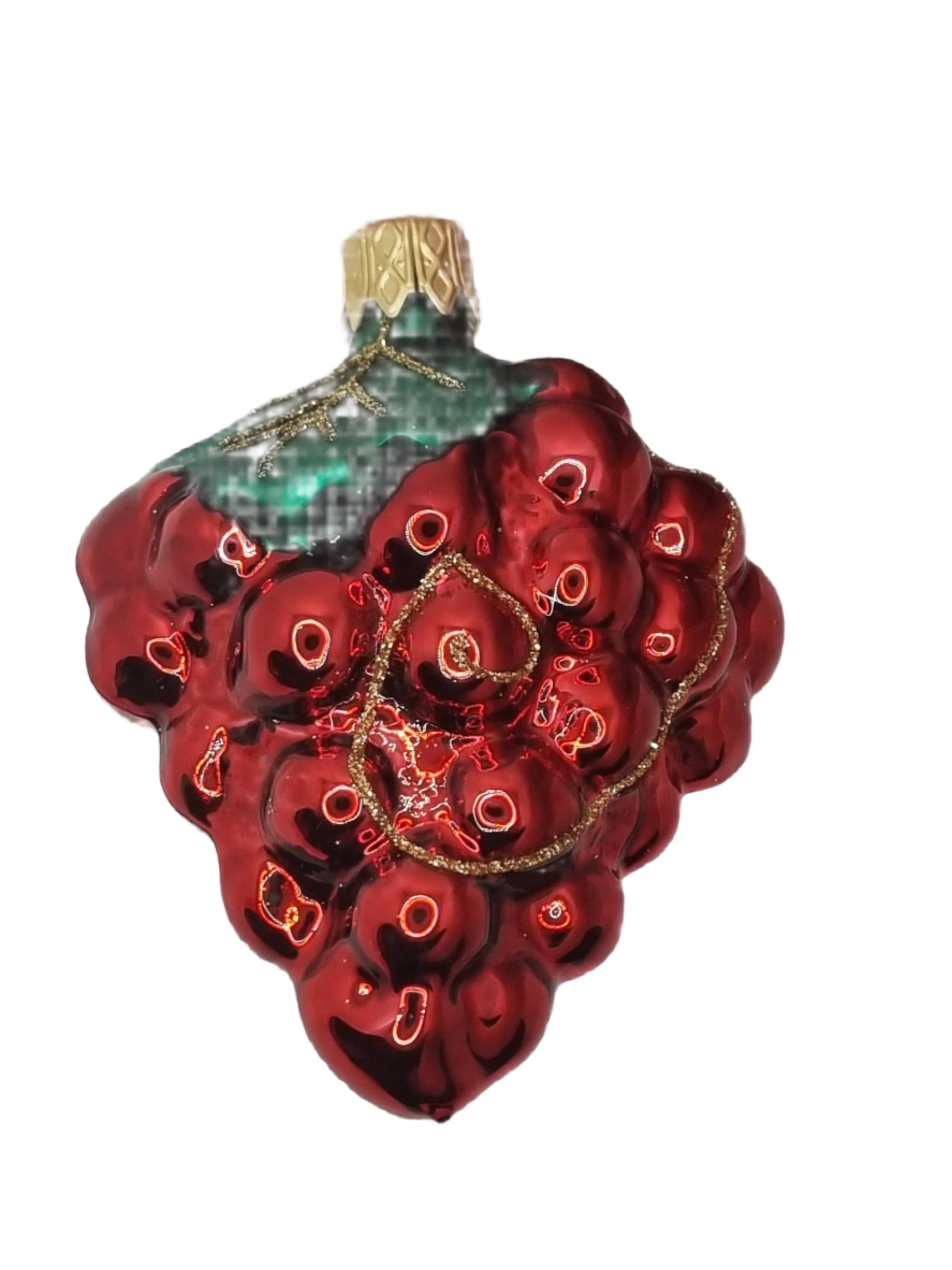 European Glass Christmas ornament of a Grapes (E)